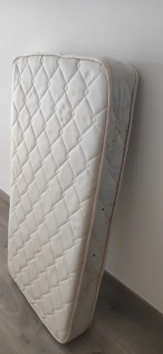 Colchón Cuna Látex y Muelles 60x120 + regalo funda