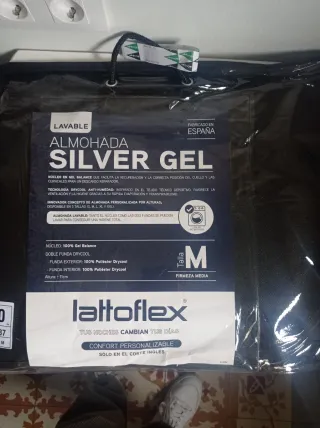 Almohada de gel Lattoflex nueva