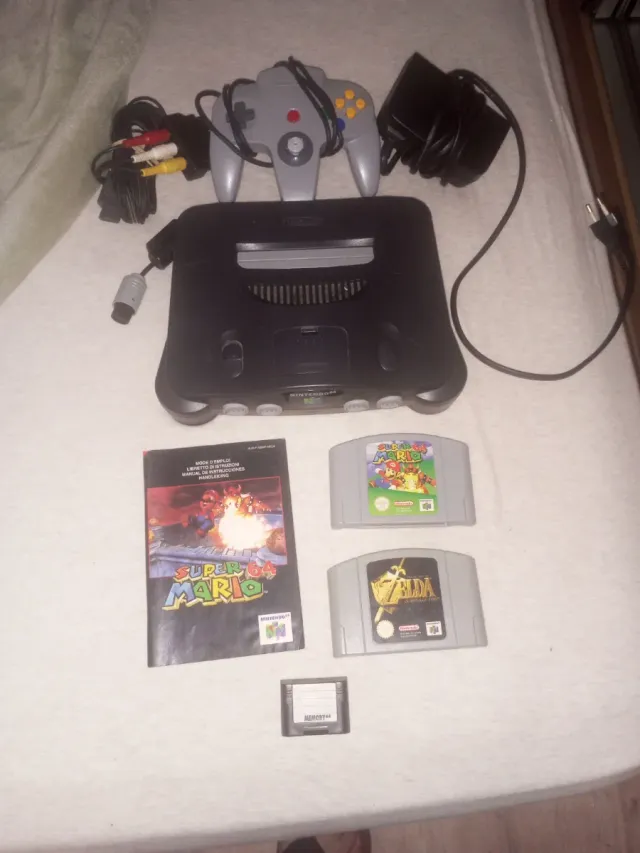 Nintendo 64 + Juegos Super Mario y Zelda