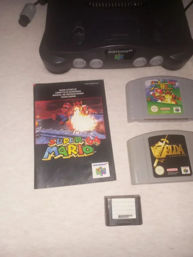 Nintendo 64 + Juegos Super Mario y Zelda