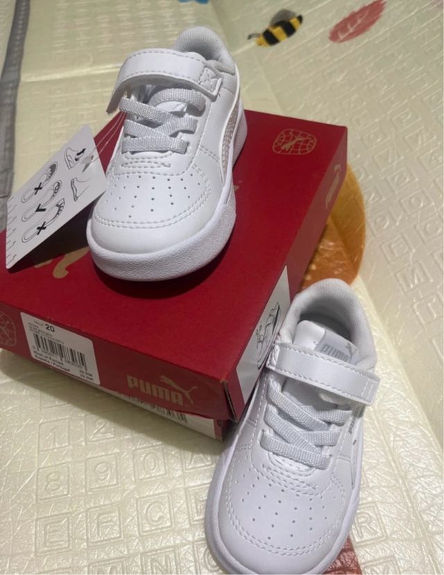 Zapatillas Puma Niño Blancas Talla 20