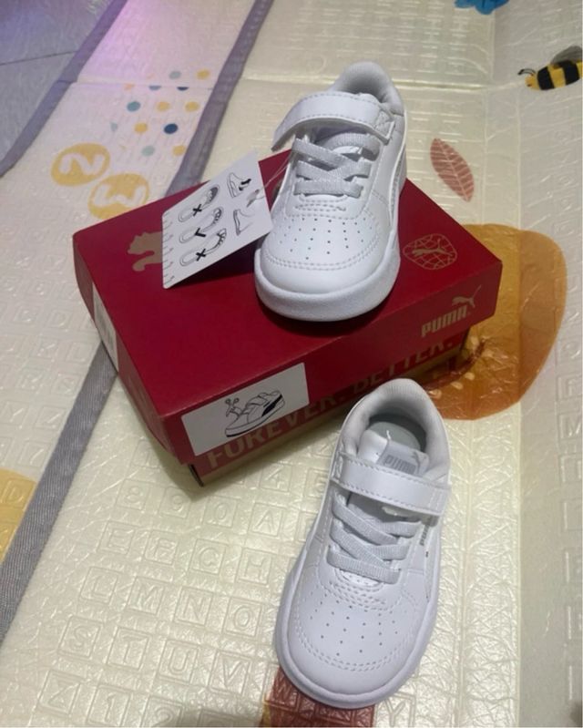 Zapatillas Puma Niño Blancas Talla 20