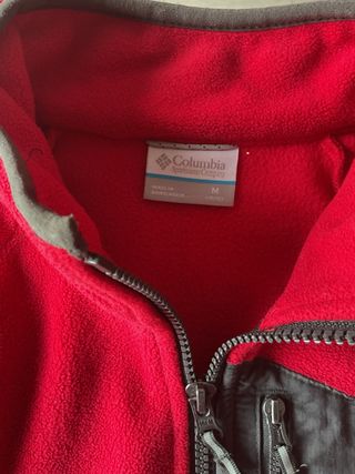 Forro polar Columbia rojo