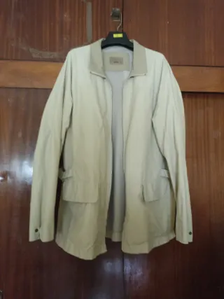 Chaquetón Beige Hombre