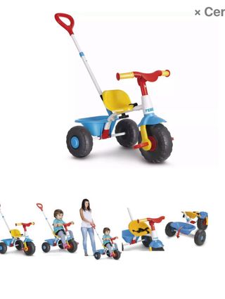 Triciclo Feber con mango para llevar