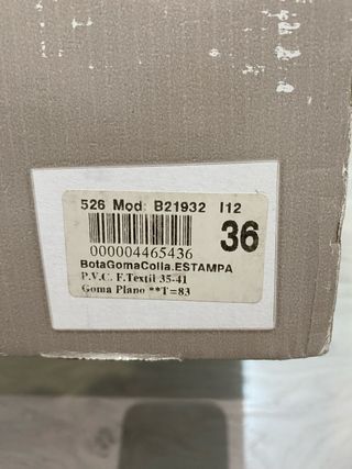 Botas de agua Dulce Rubio multicolor