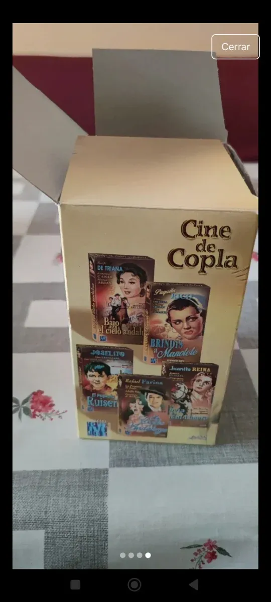 Lote 5 VHS Cine de Copla