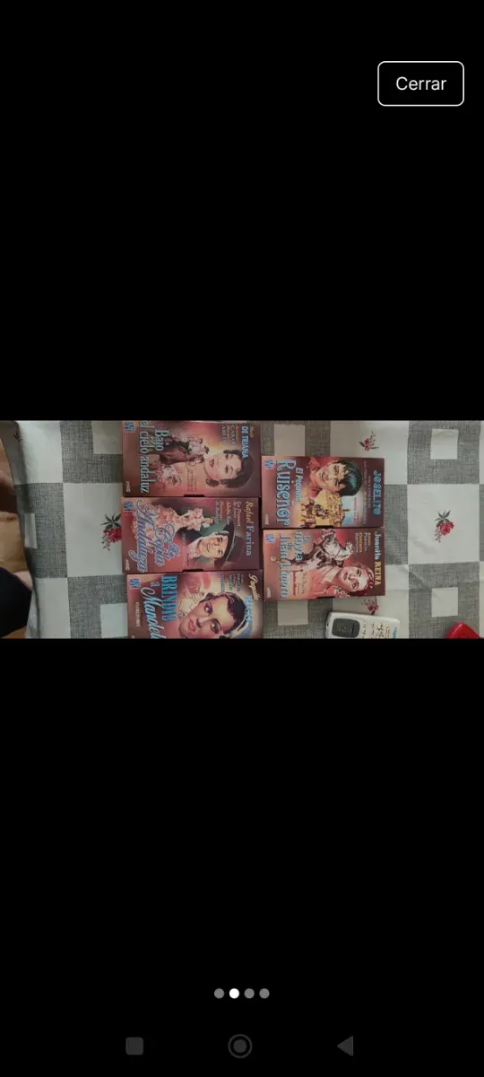 Lote 5 VHS Cine de Copla