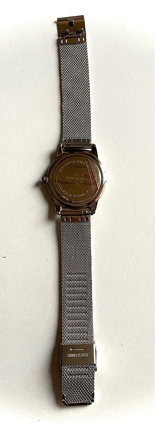 Reloj Junghans de Malla Plateado
