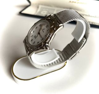 Reloj Junghans de Malla Plateado