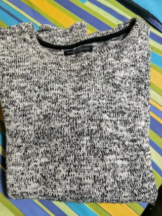 Jersey blanco y negro