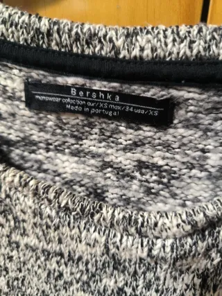 Jersey blanco y negro