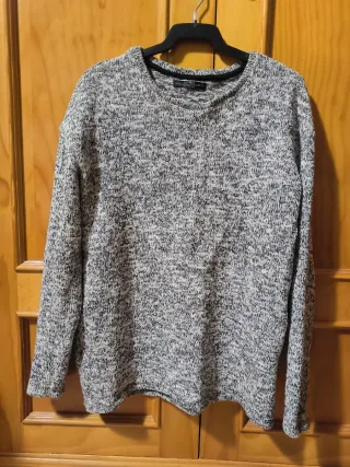 Jersey blanco y negro