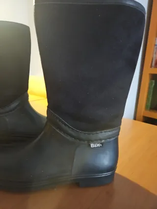 Botas de agua B&W forradas pelo Talla 41