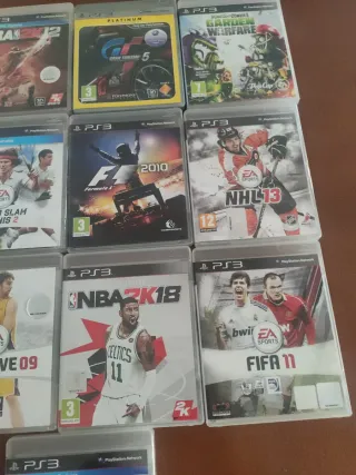 Lote Juegos PS3: WRC, NBA, FIFA, Call of Duty