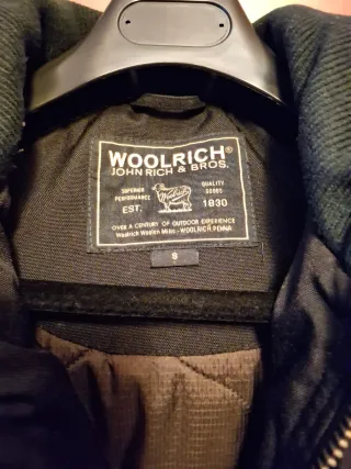 Parka Woolrich uomo originale nera