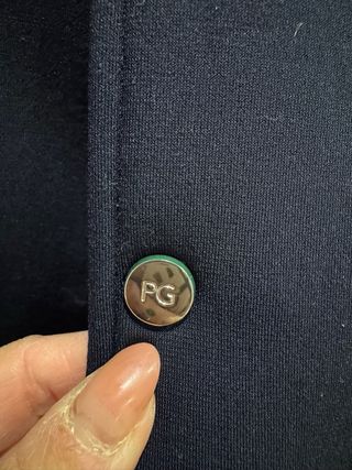 Chaqueta bomber azul y gris