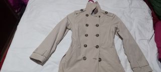 Gabardina niña beige 9-10 años