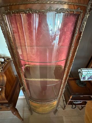 Vitrina Vintage Madera y Cristal