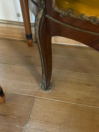 Vitrina Vintage Madera y Cristal