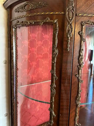 Vitrina Vintage Madera y Cristal