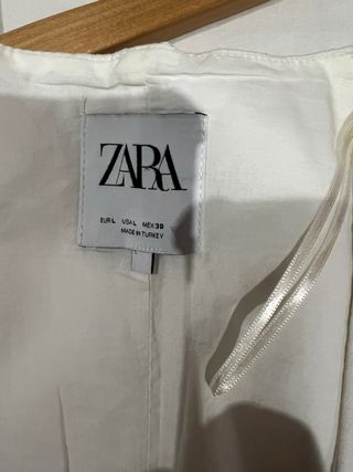 Chaleco Zara Blanco