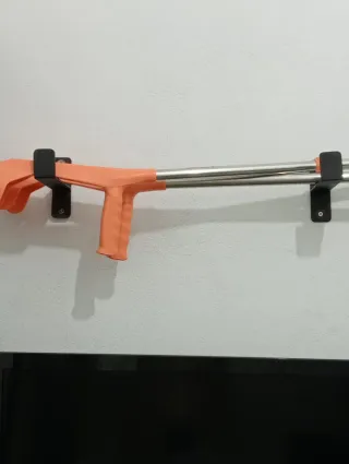 Muletas para adultos color naranja