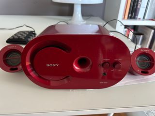 Sistema Altoparlanti Sony SRS-D25 Rosso