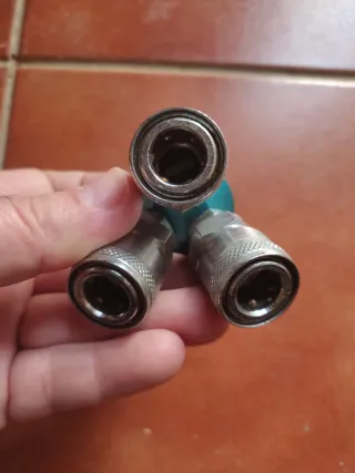 Adaptador 3 salidas aire comprimido
