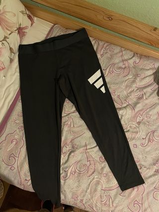 Leggings Adidas Crop Talla XL Negros