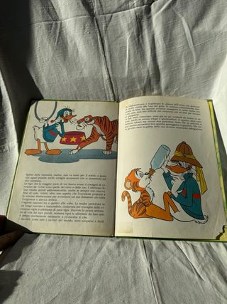 Walt Disney vintage libro 1979 Animali Tigre