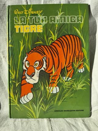 Walt Disney vintage libro 1979 Animali Tigre
