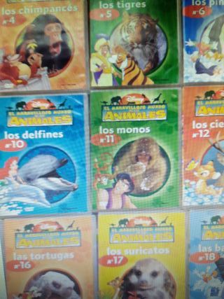 26 DVD El Maravilloso Mundo de los Animales DISNEY