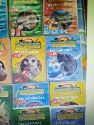 26 DVD El Maravilloso Mundo de los Animales DISNEY