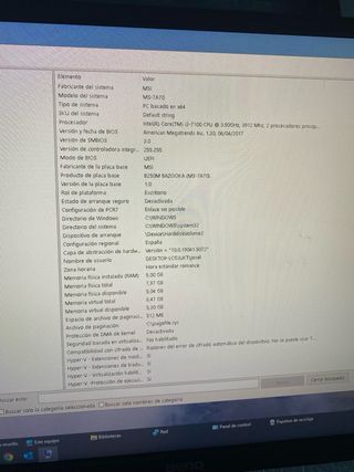 PC Sobremesa Negro con Detalles Naranja