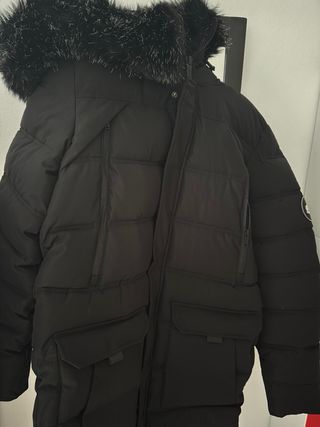 Supply & Demand Chaquetón Largo Negro