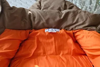 Abrigo Off-White Hombre Marrón Naranja