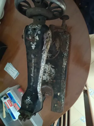 Cabeza Máquina Coser Antigua Decoración