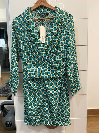 Vestido Zara estampado talla M