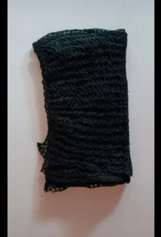 Sciarpa/stola mohair nera