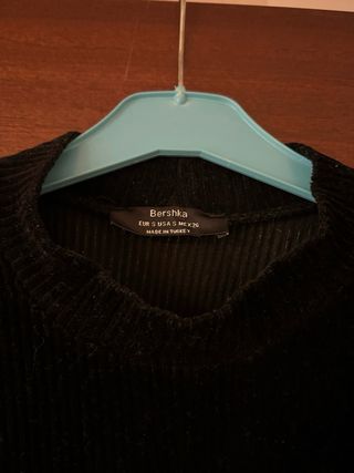 Chaleco Bershka negro talla S