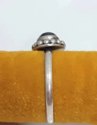 Anillo Plata Ley Granate