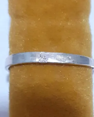 Anillo Plata Ley Granate