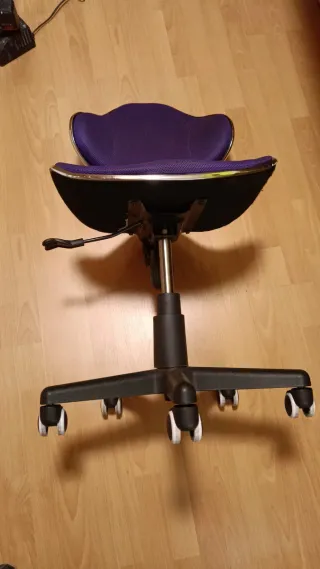 Silla de escritorio ergonómica con ruedas