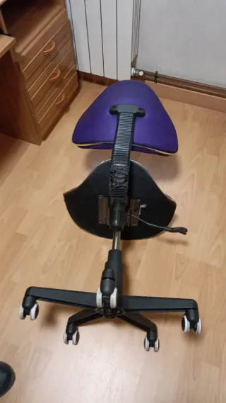 Silla de escritorio ergonómica con ruedas