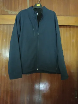 Chaquetón azul hombre