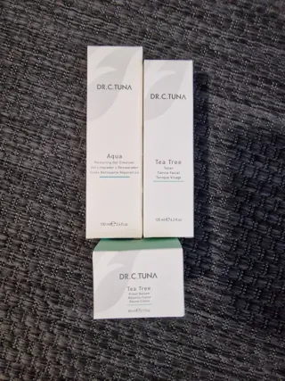 Lote Dr. C. Tuna: Limpiador, Tónico y Crema