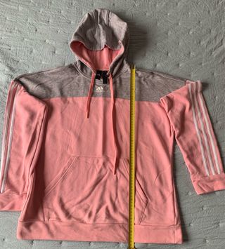 Sudadera Adidas Gris y Rosa Talla L