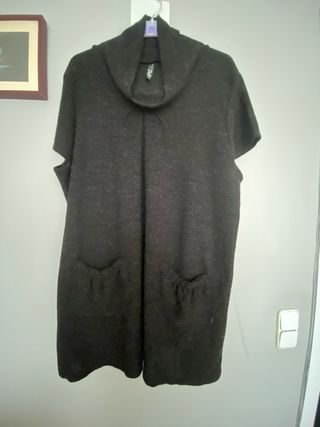 Vestido punto gris Talla XL