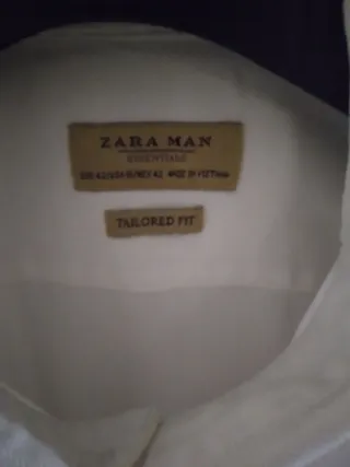 Camicia uomo Zara bianca
